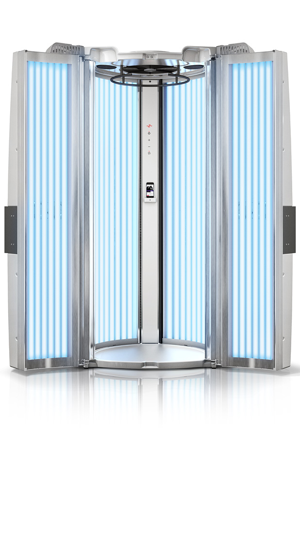 SunFire 42X Standup Commercial Tanning Bed